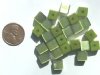 25 8mm Olive Fiber Optic Cubes